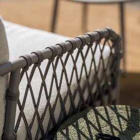 Novi Bente loungeset 3-delig chaise longue - zand