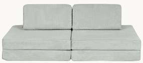 Handgemaakte modulaire corduroy speelbank voor kinderen Mila