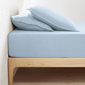 Hoeslaken in gewassen linnen, omslag 35 cm, Linot