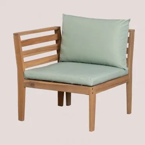 Modules Voor Tuinset In Filips Acaciahout Celadon & Fauteuil Links - Sklum