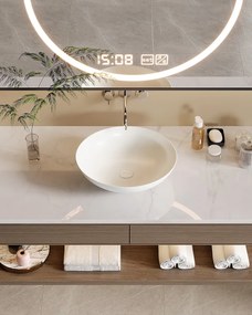 Saniclear Raja ronde waskom 40cm mat wit