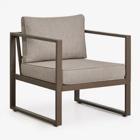 Lipov Aluminium Fauteuil Bruin – Chocolade - Sklum