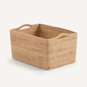 Opbergmand in rotan L50 cm Sorong