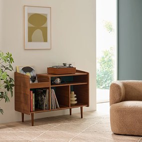 Vintage meubel voor vinylplaten, Ronda