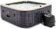 Intex PureSpa Jet&amp;Bubble Deluxe Greystone opblaasbare spa - 6 personen