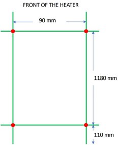 TVS Design Kiro 2 handdoekradiator 135W 140x13.5cm wit