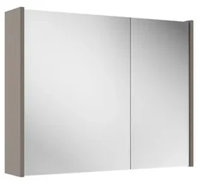 Adema Prime Spiegelkast - 80x63x16cm - inclusief zijpanelen - taupe SW1212816/SW910736