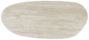 Taste by 4 Seasons Estate tuintafel amber met keramisch blad in mangovorm 240 x 105 cm Tuintafel   beige weerbestendig
