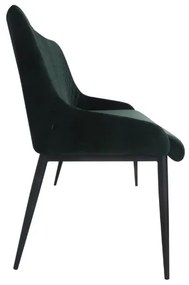 House of Rebels Eetkamerbank - Beau - 150 cm - Velvet - Groen - House of Rebels