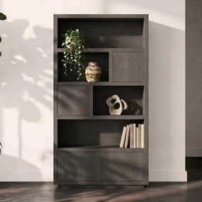 Vakkenkast Bruin Eiken 120 Cm - 120x42x220cm.
