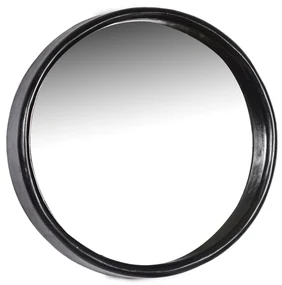 Livingfurn Demy wandspiegel rond 80cm zwart