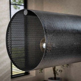 Hanglamp Koker Geperforeerd Staal 145 Cm