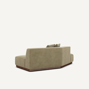 Halve bank links in linnen fluweel, JACOPO