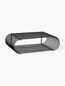 Metalen wandrek Curva, B 40 cm