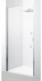 Novellini Young 2.0 1B draaideur voor nis 67/71x200cm chroom/helder y21b67-1k