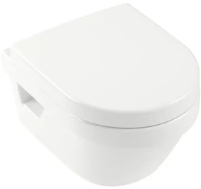 Villeroy & Boch Architectura combi pack met wandcloset diepspoel DirectFlush 35x48cm met zitting met softclose en quick release wit 4687hr01