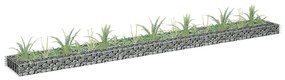 vidaXL Gabion plantenbak verhoogd 270x30x10 cm gegalvaniseerd staal