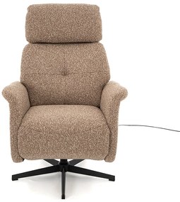 Relaxfauteuil Elektrisch Taupe Stof