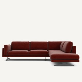 Hoekbank fluweel, César