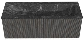 Mondiaz Kurve-dlux 120cm badmeubel shadow met 1 lade en wastafel big large midden zonder kraangat lava