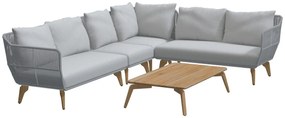 4 Seasons Outdoor Zucca salontafel 120 x 70 cm * SALE *  Loungetafel    houtkleur weerbestendig