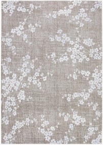 Wasbaar jacquard in- & outdoor vloerkleed Sakura