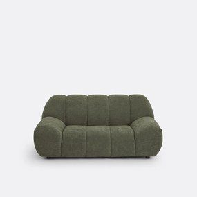 2-zitsbank, chenille fluweel met reliëf, Nuria