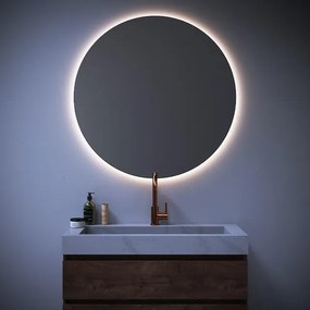 BRAUER Eclipse Spiegel - 100x100x3.5cm - verlichting - geborsteld Aluminium SP-EC100