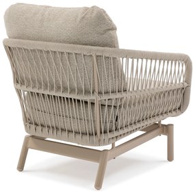 Stoel en Bank Loungeset 5 personen Aluminium/rope Taupe  Lifestyle Garden Furniture Cordoba