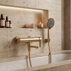 Badkraan Rea Arcos Brushed Gold