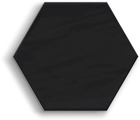Hoogglans Wandtegel 16x18 Cm Cifre Monochrome Hexagon Black Brillo