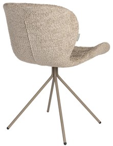 Zuiver OMG Soft Design Eetkamerstoel Beige Teddy