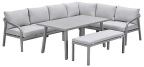 Garden Impressions Tarera lounge dining set 6-delig - taupe