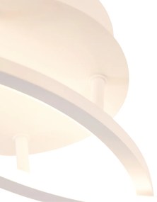 Plafondlamp wit 78 cm incl. LED 3 staps dimbaar - Rowin