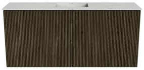 Mondiaz Joya DLux 90cm toiletmeubel shadow met wastafel faye midden zonder kraangat opalo