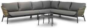 Hoek loungeset 5 personen Aluminium/wicker Taupe  Coco Nathan/Pacific
