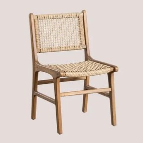 Set Van 4 Malmö Teakhouten Tuinstoelen Teakhout - Sklum