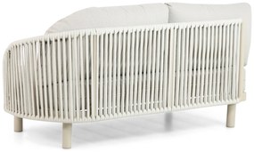Hoek loungeset 5 personen Aluminium/rope Taupe  Santika Furniture Santika