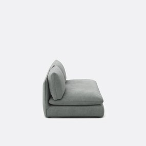 2-zits bankelement voor modulaire sofa, in gestructureerde stof, Malo