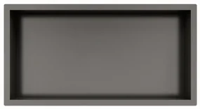 Fortifura Galeria Inbouwnis - 30x60x10cm - Geborsteld Gunmetal PVD