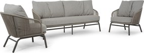 Stoel en Bank Loungeset 4 personen/5 personen Rope Taupe Coco Livo