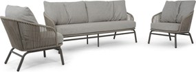 Stoel en Bank Loungeset  Rope Taupe  Coco Livo