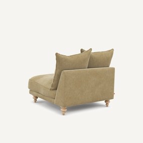 Bank van stonewashed fluweel, Lazare