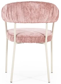 Eleonora Lizzy Roze Eetkamerstoel Klassiek Design