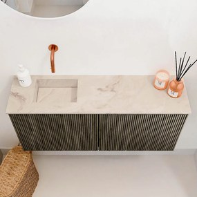 Mondiaz Joya DLux 90cm toiletmeubel shadow met wastafel faye links zonder kraangat frappe