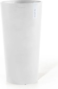 Ecopots bloempot Amsterdam Extra High 90 - Rond - Pure White - Diameter 49,8 x H91 cm