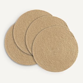 Placemats in jute, Djutt, by V. Barkowski (x4)