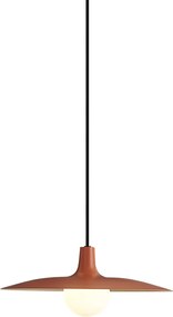 Retro hanglamp oranje voor railsysteem 1-fase - Slimline Panzi