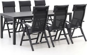 Diningset Bellagio | 6 personen | Tuinset polywood | 7-delig | Kees Smit Tuinmeubelen