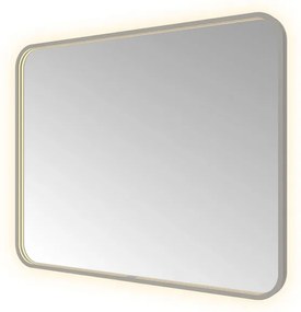 Hotbath &MORE Spiegel direct en indirect LED color changing spiegelverwarming met afstandsbediening Geborsteld gunmetal PVD SSQ180BGP